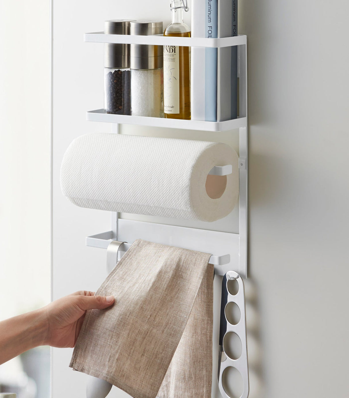 Magnetic Kitchen Organizer - Steel from Yamazaki Home