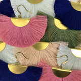Half Moon Fan Earrings from SLATE + SALT