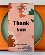 Thank You  Lavender Mint Shower Steamers - 2 Pack from Thulisa Naturals
