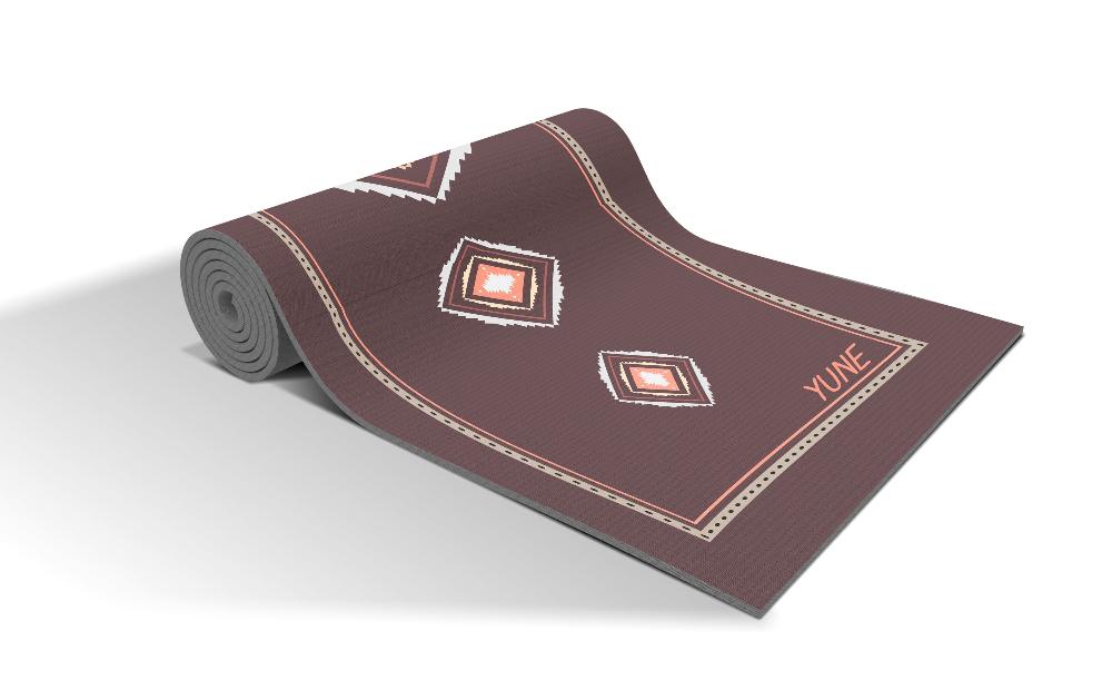 Yoga Mat | 6mm Thick | Maroon | Non-Slip | Eco Friendly | Yune Yoga | Betty from Yune Yoga