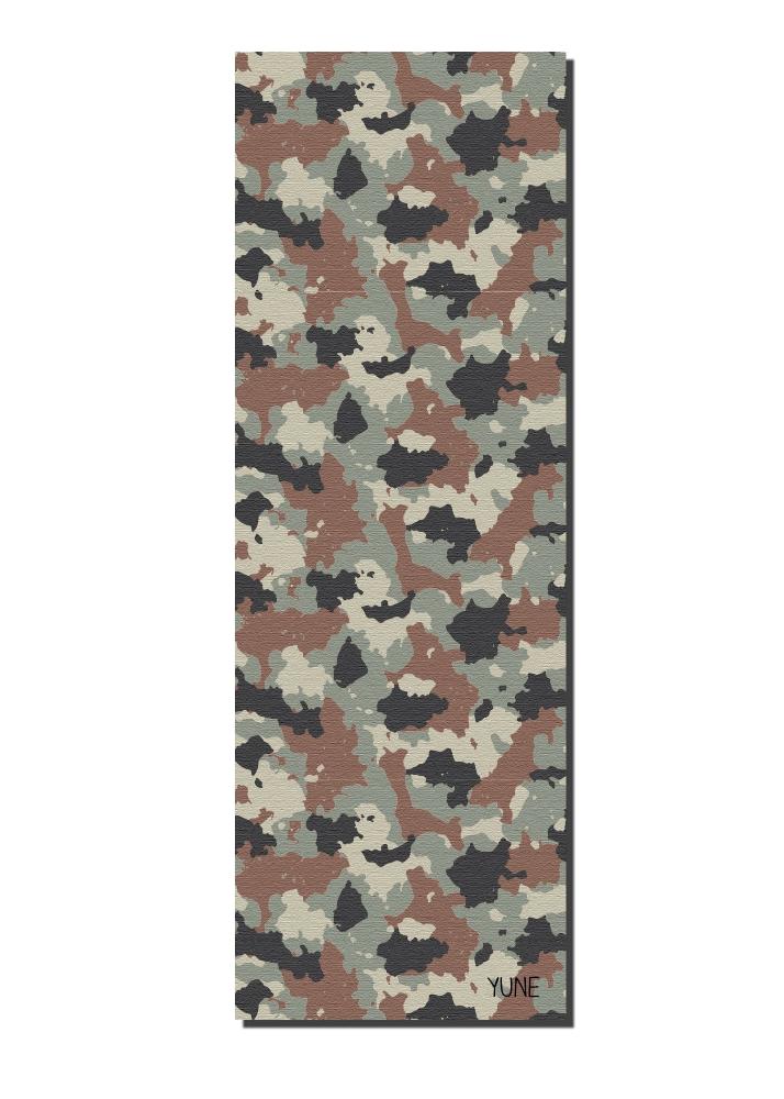 Yoga Mat | 6mm Thick | Camo | Non-Slip | Eco Friendly | Yune Yoga | Camo 3 from Yune Yoga