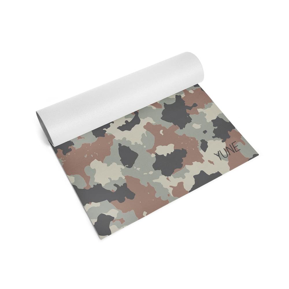 Yoga Mat | 6mm Thick | Camo | Non-Slip | Eco Friendly | Yune Yoga | Camo 3 from Yune Yoga