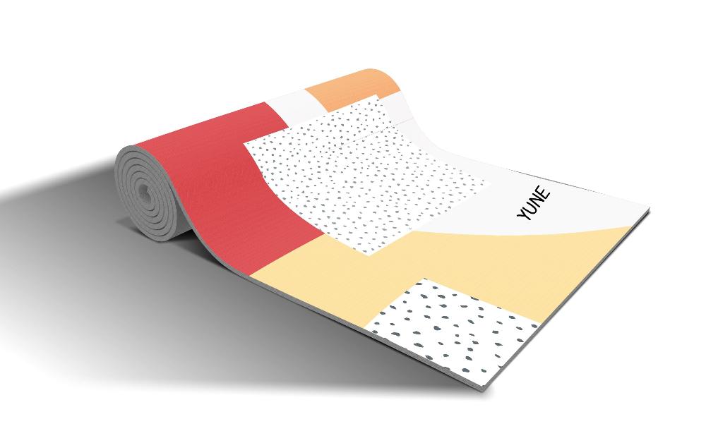 Yoga Mat | 6mm Thick | Multicolor | Non-Slip | Eco Friendly | Yune Yoga | Cancer from Yune Yoga