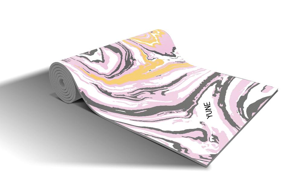Yoga Mat | 6mm Thick | Marble | Non-Slip | Eco Friendly | Yune Yoga | Cassiopeia from Yune Yoga
