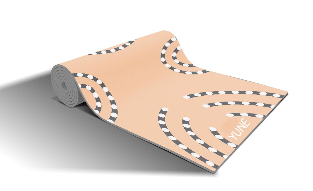 Yoga Mat | 6mm Thick | Tan | Non-Slip | Eco Friendly | Yune Yoga | CE58 from Yune Yoga