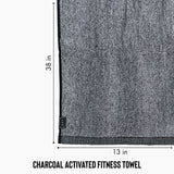 The Charcoal Activated Fitness Towel From Lutava