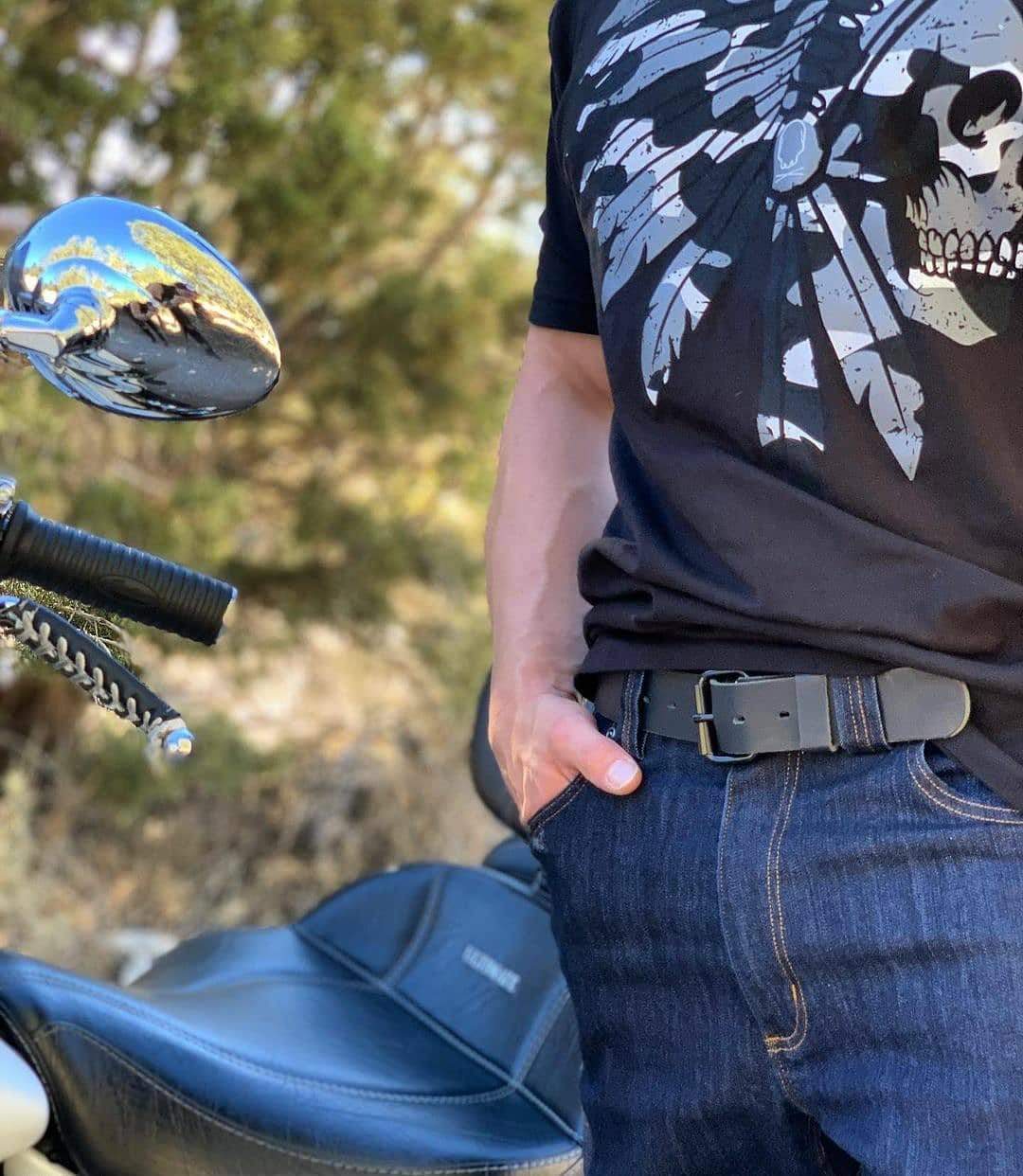 The Classic Leather Everyday Belt from Main Street Forge