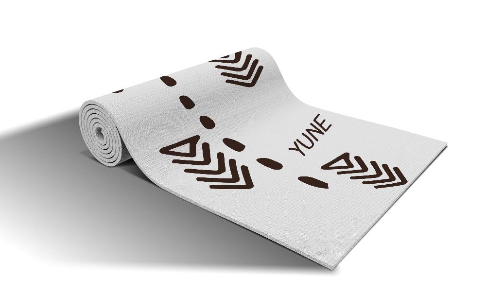 Yoga Mat | 6mm Thick | White | Non-Slip | Eco Friendly | Yune Yoga | Crag from Yune Yoga