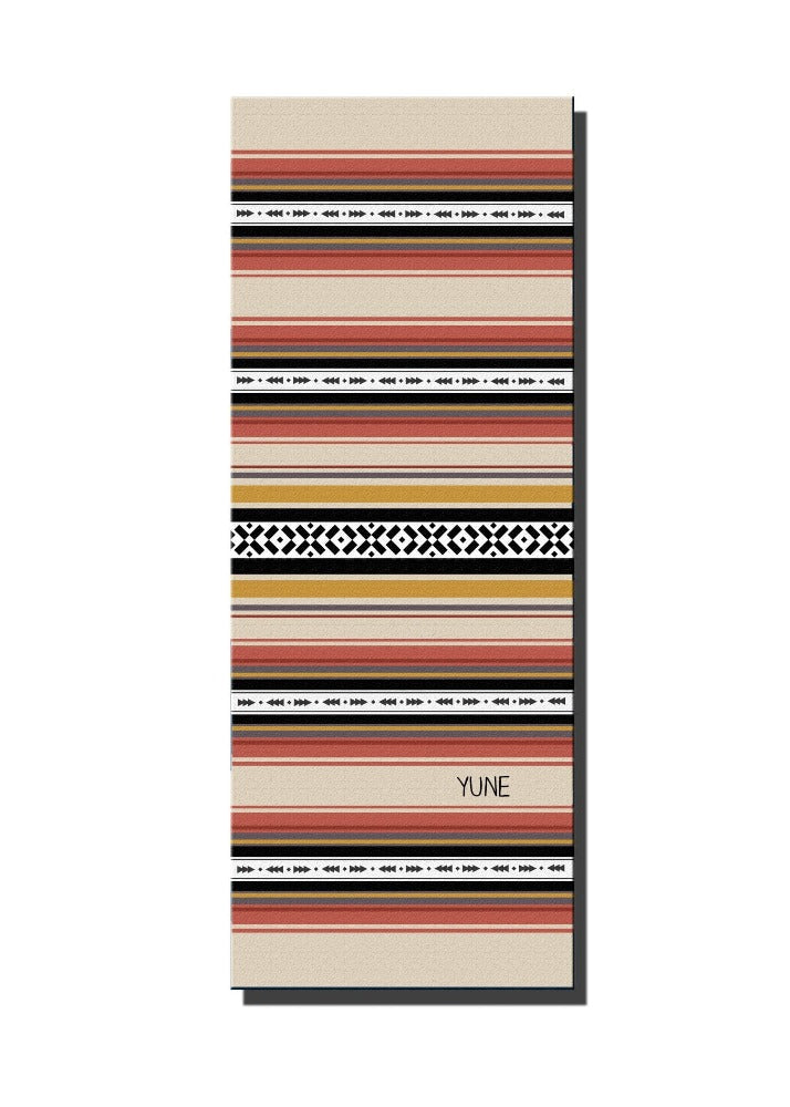 Yoga Mat | 6mm Thick | Striped | Non-Slip | Eco Friendly | Yune Yoga | Dion from Yune Yoga