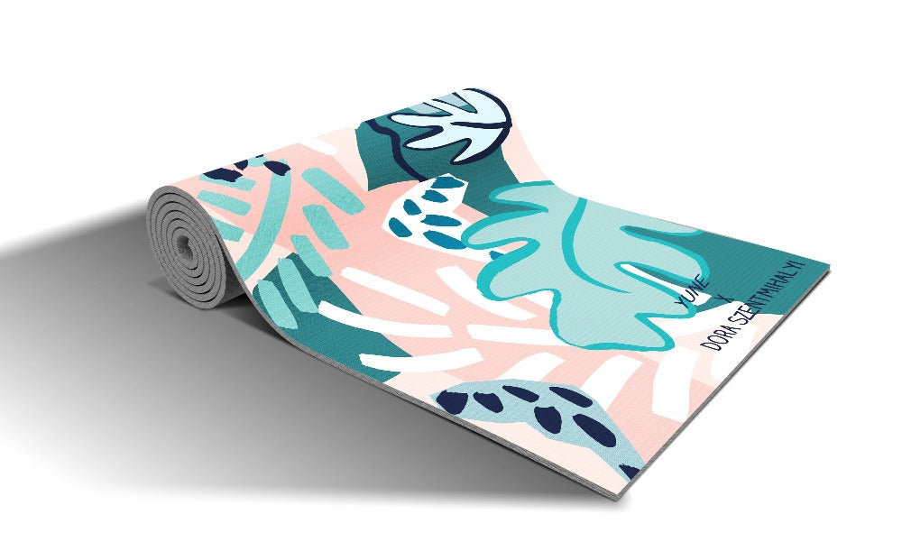 Dora Jungle Yoga Mat – 6mm Non-Slip, Eco-Friendly & Artist-Designed | from Yune Yoga