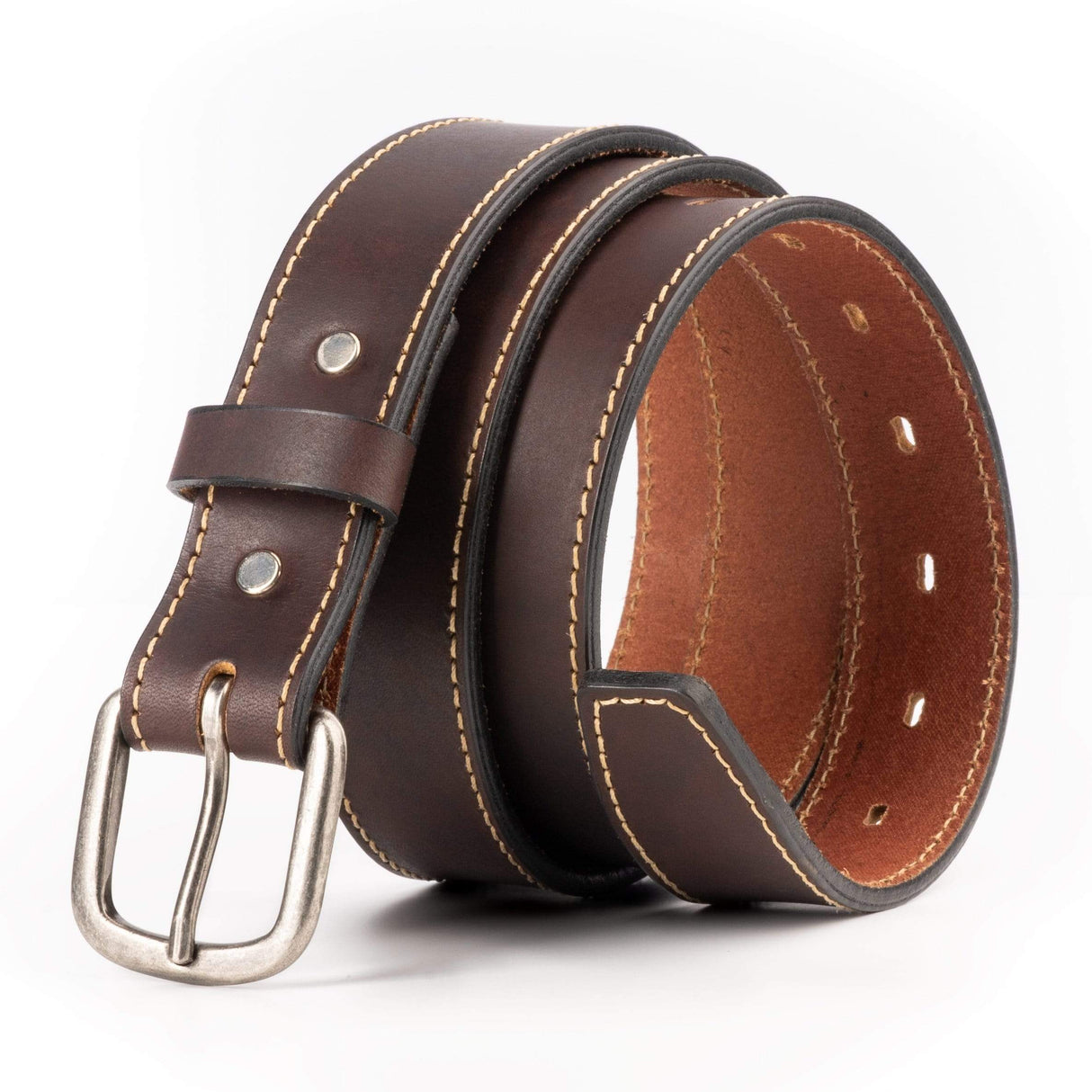 The Executive Leather 1 1/4 Inch Dress Belt from Main Street Forge