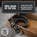 The Foreman Leather Belt from Main Street Forge