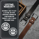 The Foreman Leather Belt from Main Street Forge