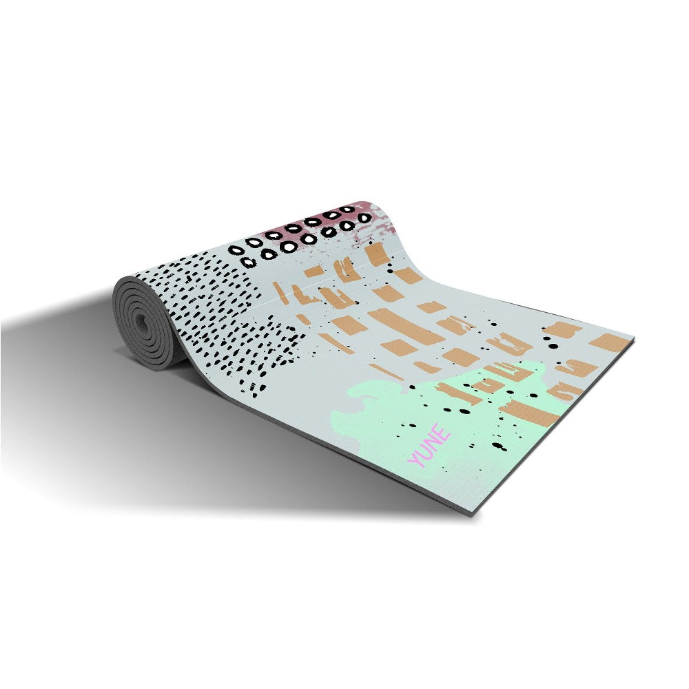 Yoga Mat | 6mm Thick | Multicolor | Non-Slip | Eco Friendly | Yune Yoga | Hemlock from Yune Yoga