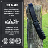 The Journeyman Leather Belt from Main Street Forge