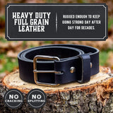 The Journeyman Leather Belt from Main Street Forge
