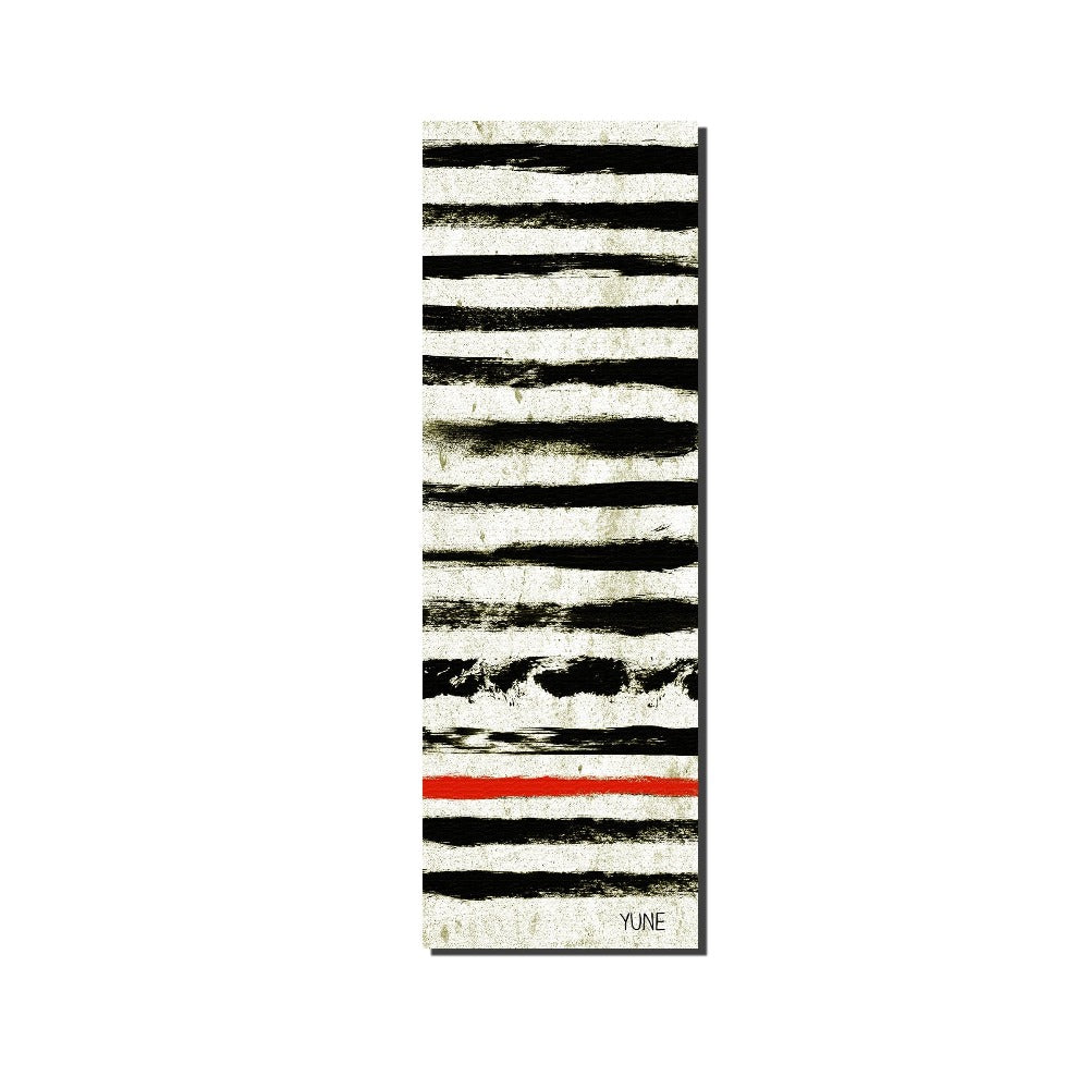Yoga Mat | 6mm Thick | White Black | Non-Slip | Eco Friendly | Yune Yoga | Juniper from Yune Yoga
