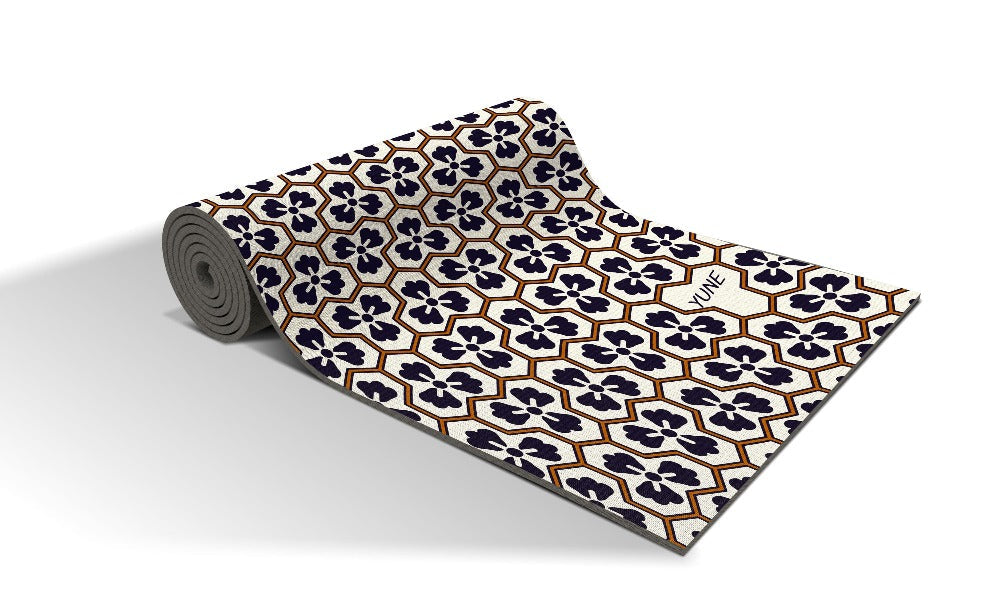 Yoga Mat | 6mm Thick | White | Non-Slip | Eco Friendly | Yune Yoga | Kafka from Yune Yoga