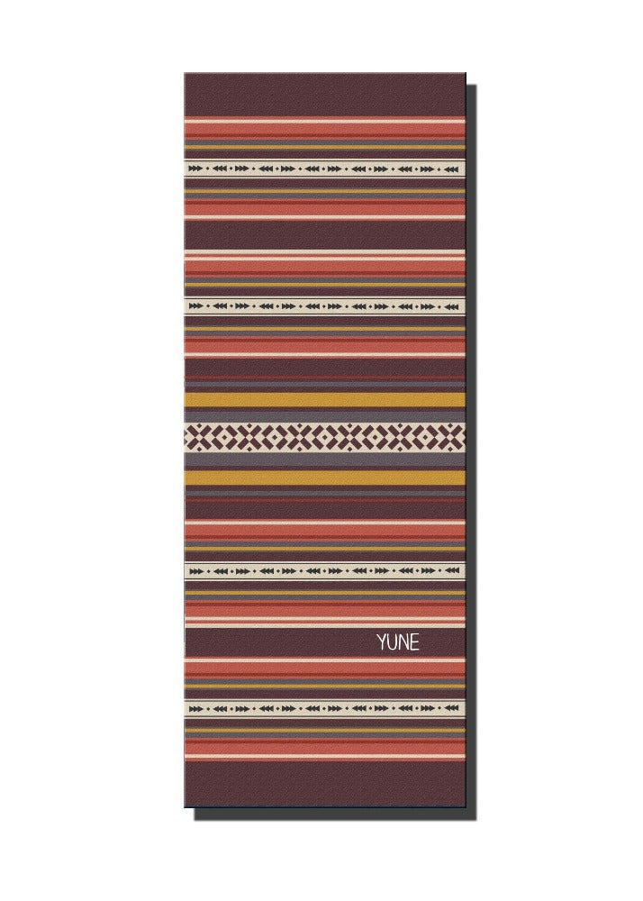 Yoga Mat | 6mm Thick | Striped | Non-Slip | Eco Friendly | Yune Yoga | Kim from Yune Yoga