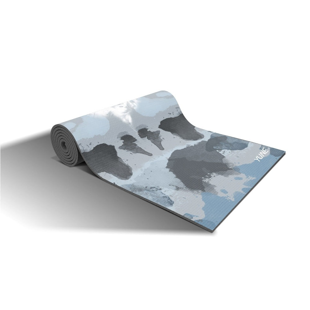 Yoga Mat | 6mm Thick | Blue | Non-Slip | Eco Friendly | Yune Yoga | Larch from Yune Yoga