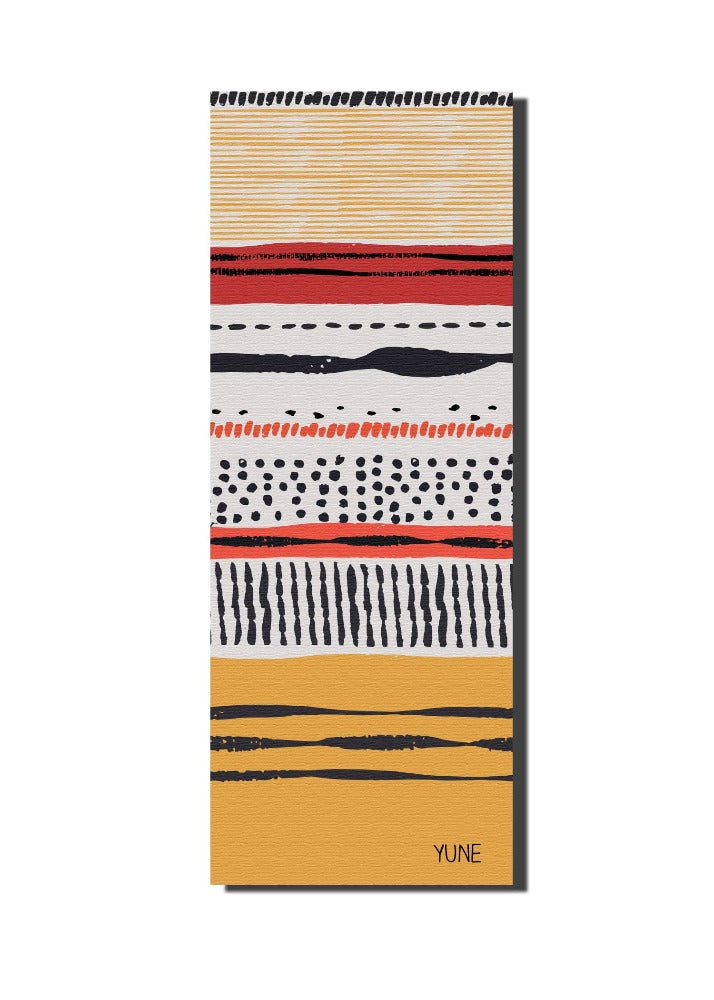 Yoga Mat | 6mm Thick | Orange | Non-Slip | Eco Friendly | Yune Yoga | Leo from Yune Yoga