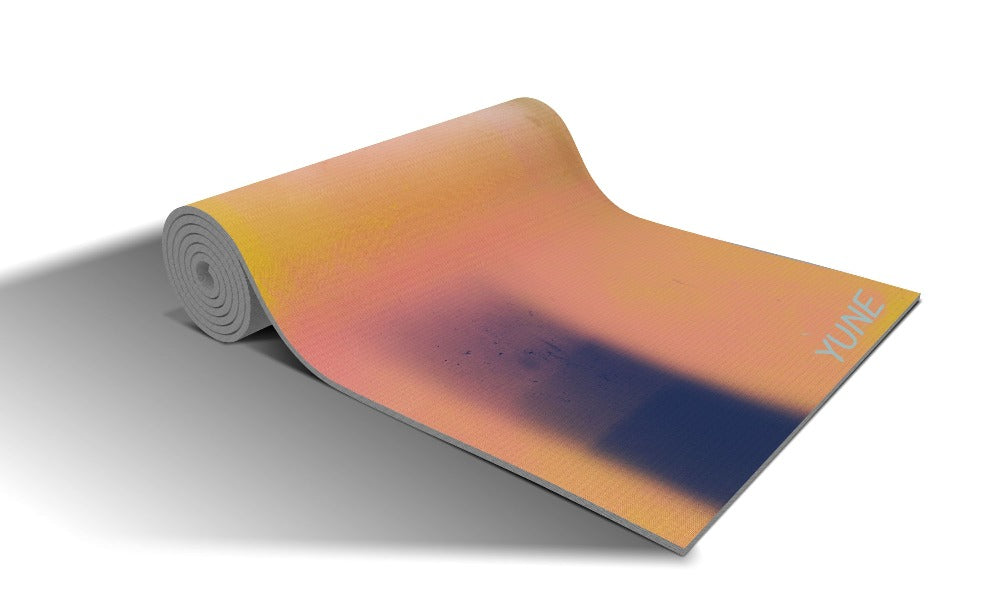 Yoga Mat | 6mm Thick | Orange | Non-Slip | Eco Friendly | Yune Yoga | Libra from Yune Yoga