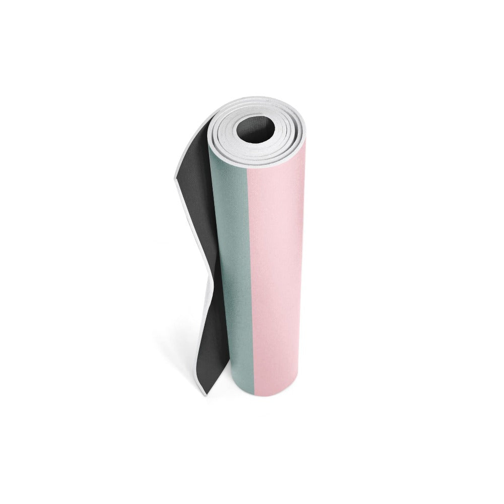 Yoga Mat | 6mm Thick | Multi Color Striped | Non-Slip | Eco Friendly | Yune Yoga | Malibu from Yune Yoga