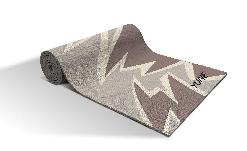 Yoga Mat | 6mm Thick | Grey | Non-Slip | Eco Friendly | Yune Yoga | Oshima from Yune Yoga