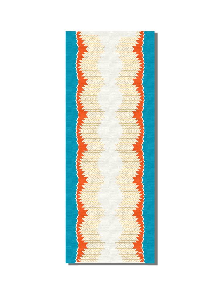 Pagoda Yoga Mat – Extra Thick, Non-Slip, Eco-Friendly PER with Vibrant UV-Printed Design | from Yune Yoga