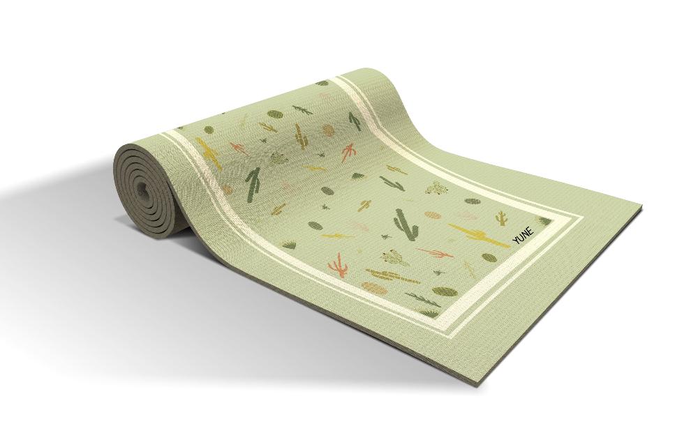 Yoga Mat | 6mm Thick | Green | Non-Slip | Eco Friendly | Yune Yoga | Regan from Yune Yoga