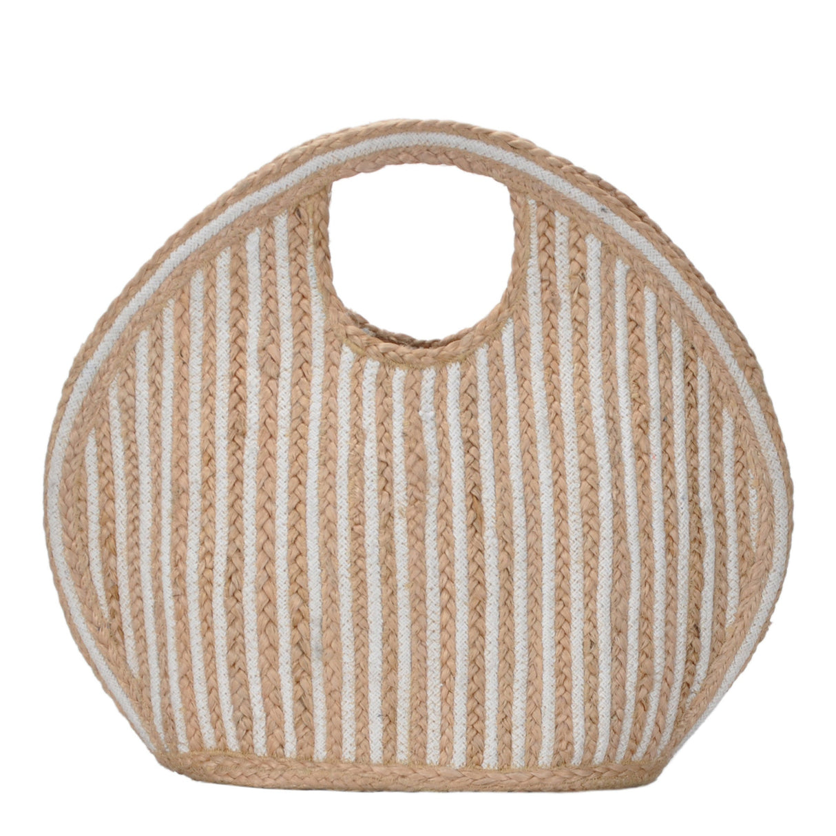 Ruhi Jute & Canvas Tote Bag from MMS Brands