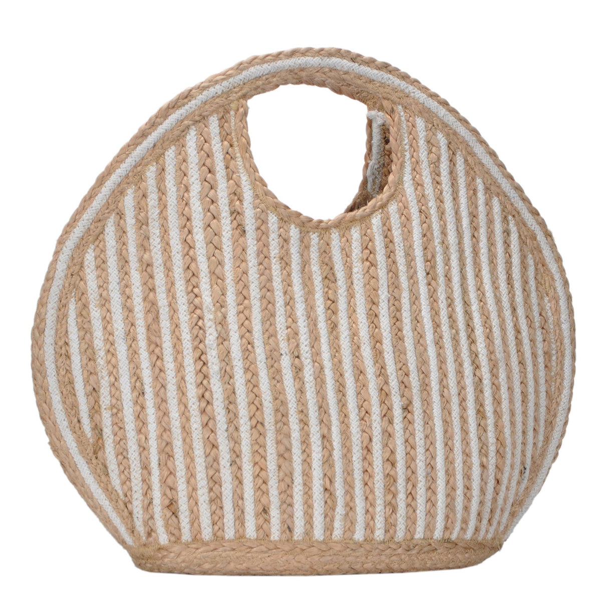 Ruhi Jute & Canvas Tote Bag from MMS Brands