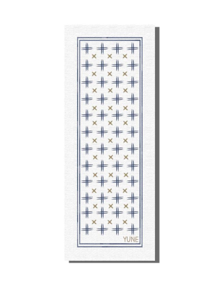 Yoga Mat | 6mm Thick | White | Non-Slip | Eco Friendly | Yune Yoga | Saeki from Yune Yoga