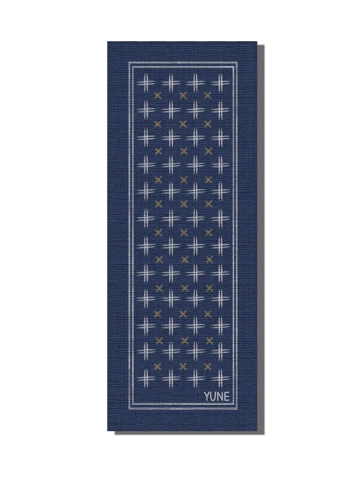 Yoga Mat | 6mm Thick | Blue | Non-Slip | Eco Friendly | Yune Yoga | Sakura from Yune Yoga