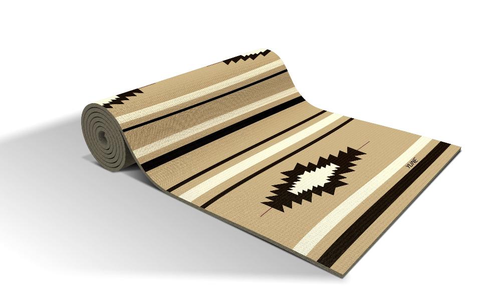 Yoga Mat | 6mm Thick | Tan | Non-Slip | Eco Friendly | Yune Yoga | Sam from Yune Yoga