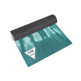 Yoga Mat | 6mm Thick | Green Tie Dye | Non-Slip | Eco Friendly | Yune Yoga | Sangfroid from Yune Yoga