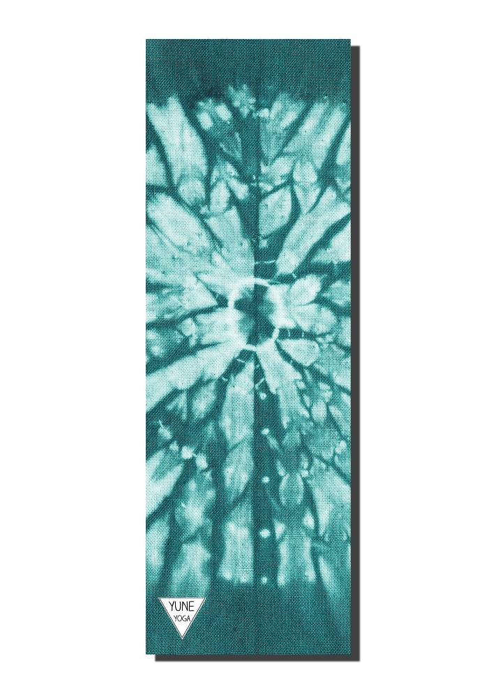 Yoga Mat | 6mm Thick | Green Tie Dye | Non-Slip | Eco Friendly | Yune Yoga | Sangfroid from Yune Yoga