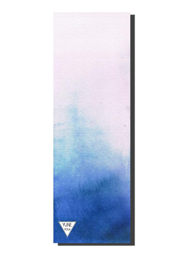 Yoga Mat | 6mm Thick | Blue | Non-Slip | Eco Friendly | Yune Yoga | Serenity from Yune Yoga