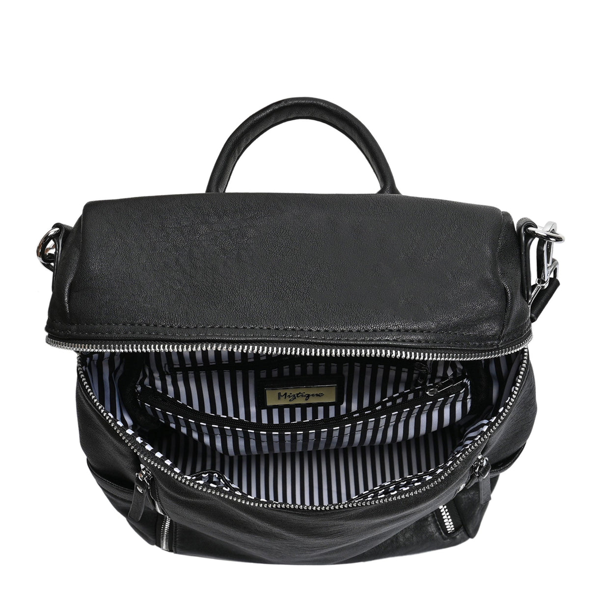 Sienna Utilitarian Shoulder Backpack Purse from MMS Brands