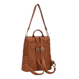 Sienna Utilitarian Shoulder Backpack Purse from MMS Brands