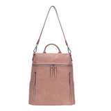 Sienna Utilitarian Shoulder Backpack Purse from MMS Brands