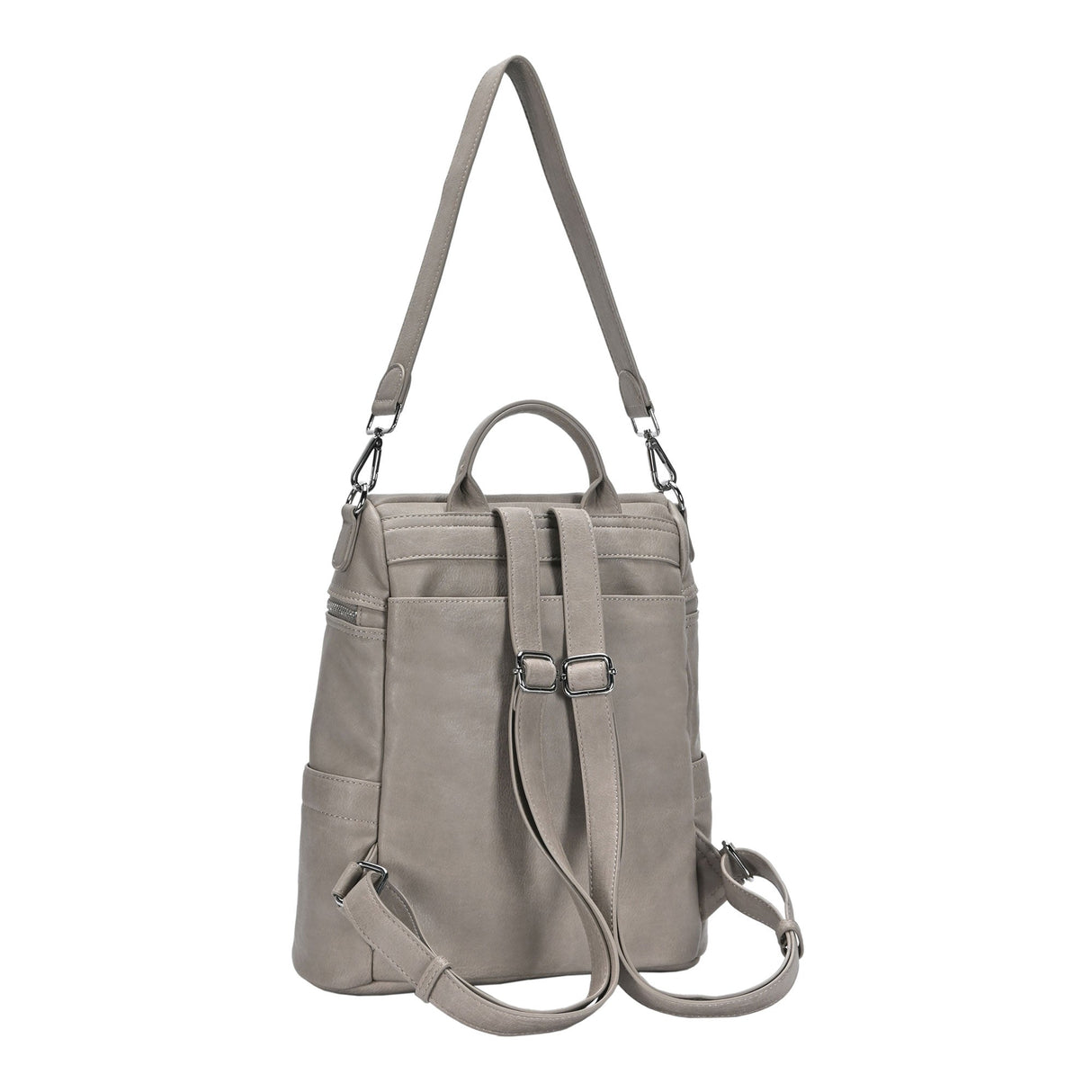 Sienna Utilitarian Shoulder Backpack Purse from MMS Brands