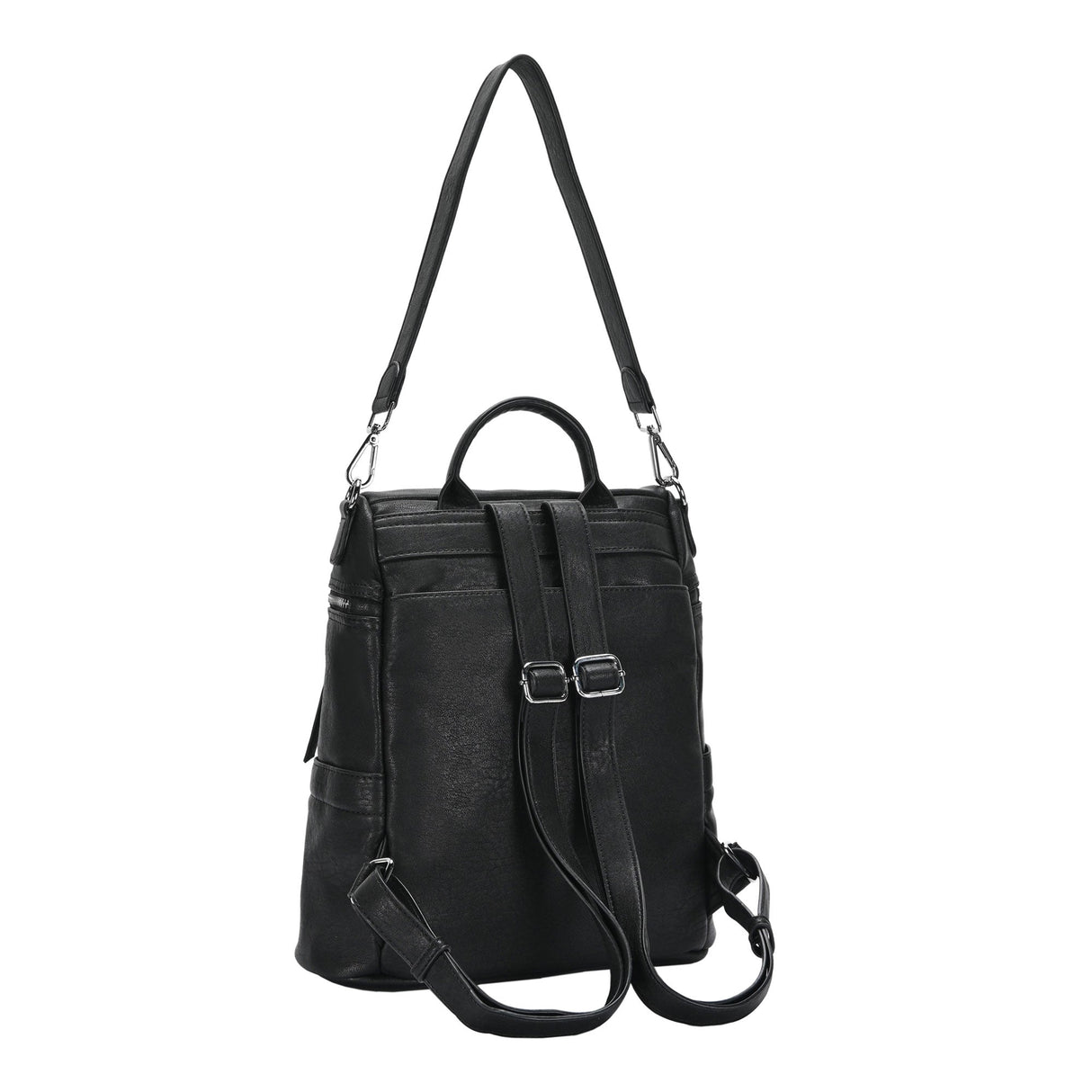 Sienna Utilitarian Shoulder Backpack Purse from MMS Brands
