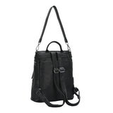 Sienna Utilitarian Shoulder Backpack Purse from MMS Brands