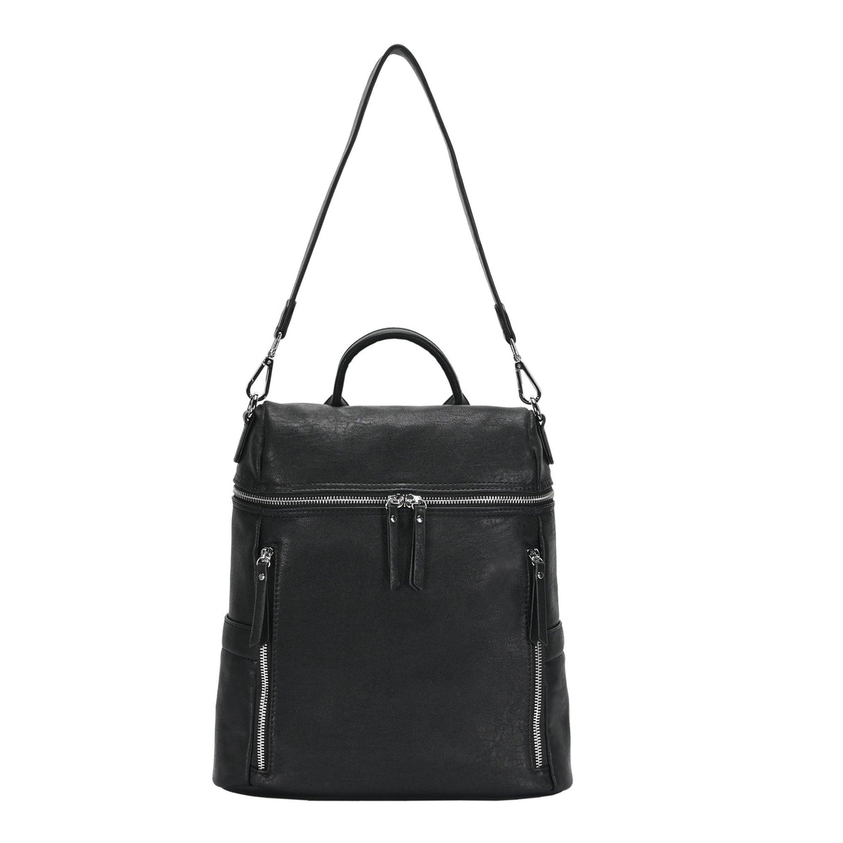 Sienna Utilitarian Shoulder Backpack Purse from MMS Brands