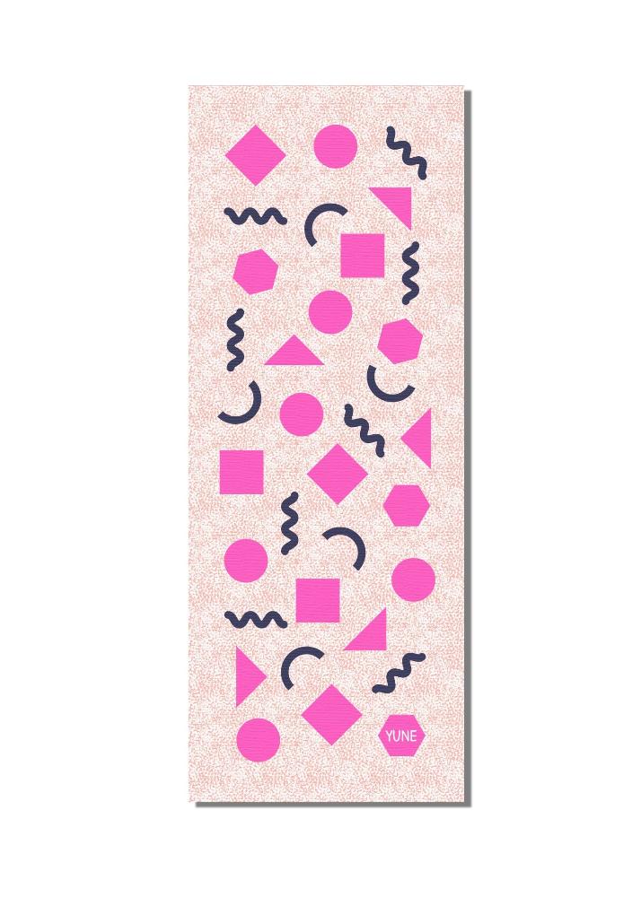 Yoga Mat | 6mm Thick | Pink | Non-Slip | Eco Friendly | Yune Yoga | Titania from Yune Yoga