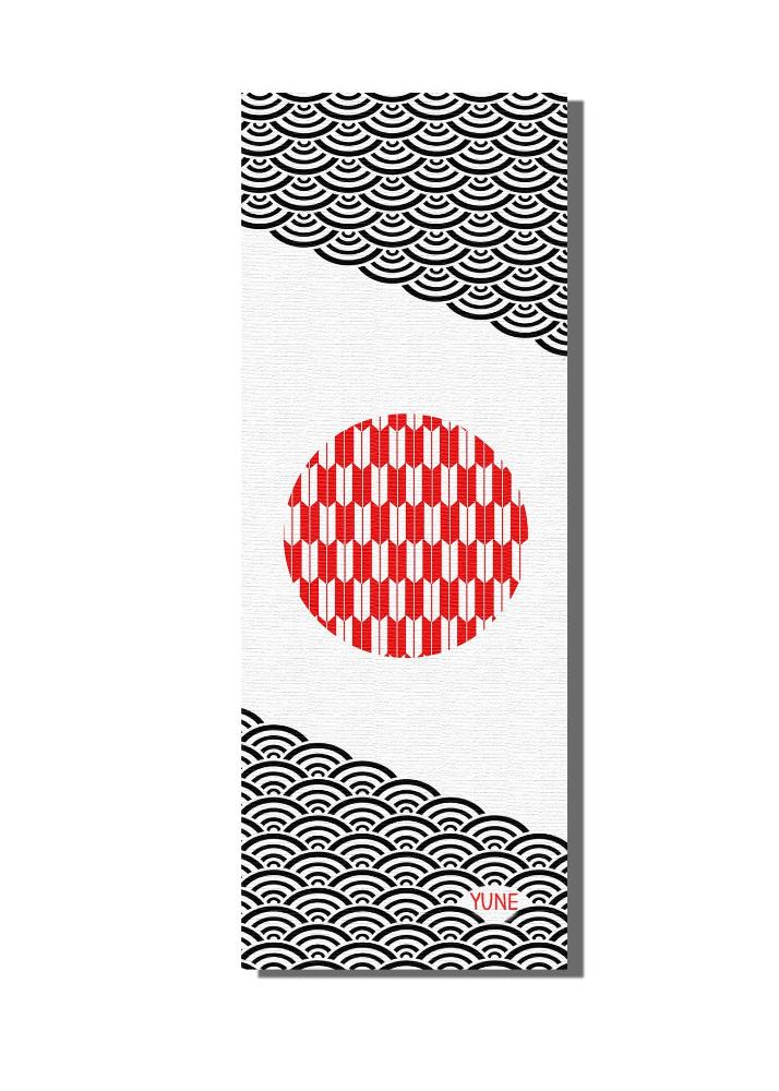 Yoga Mat | 6mm Thick | White Black | Non-Slip | Eco Friendly | Yune Yoga | Toru from Yune Yoga