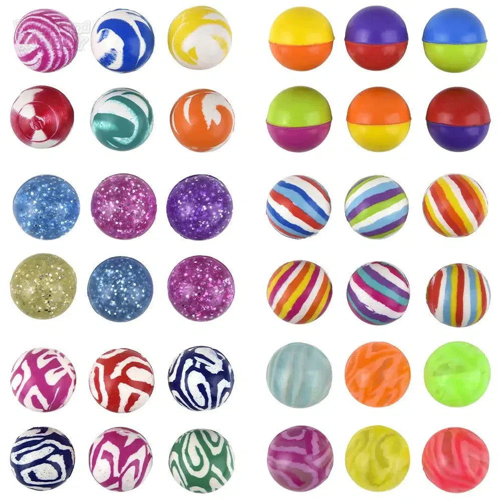 1.25"(32mm) Hi-Bounce Balls Assorted Styles from Legacy Toys