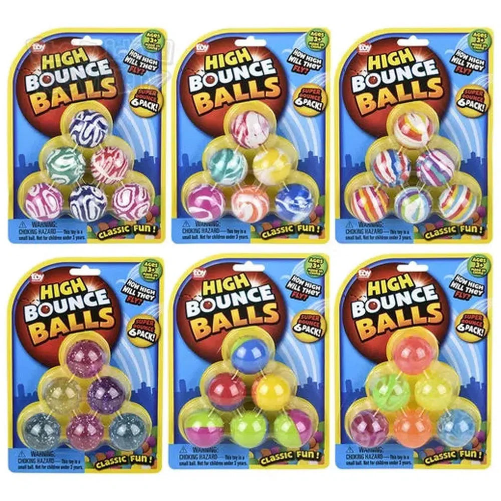 1.25"(32mm) Hi-Bounce Balls Assorted Styles from Legacy Toys