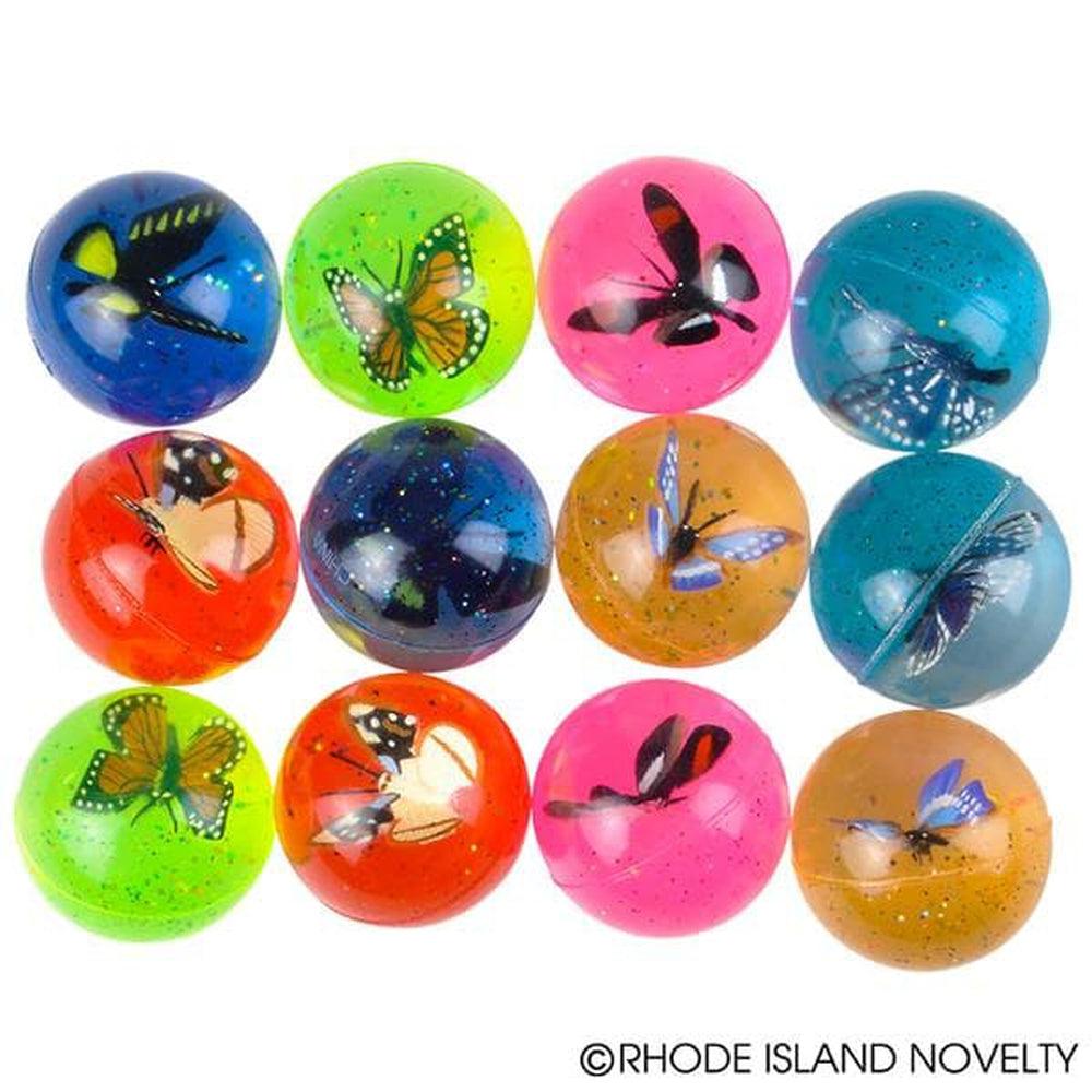 1.75"  Butterfly Hi Bounce Ball from Legacy Toys